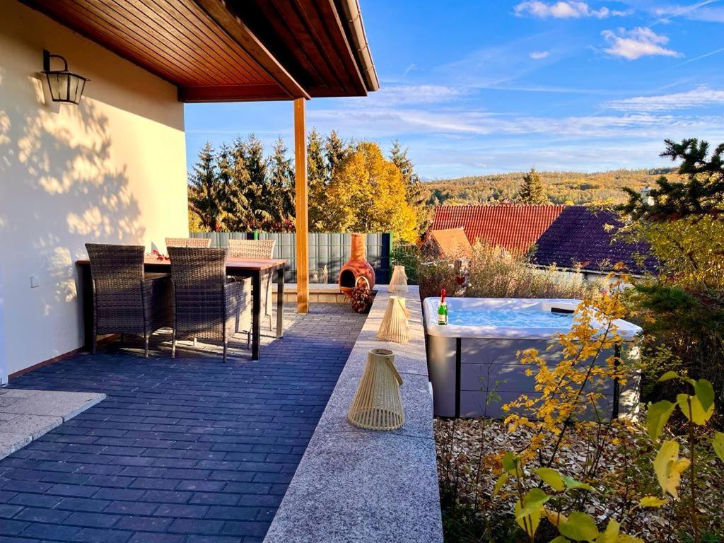 Ferienhaus Harzblick Meisdorf Bagian luar foto